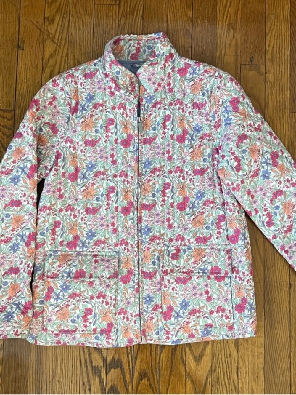 Quilted Floral Jacket
